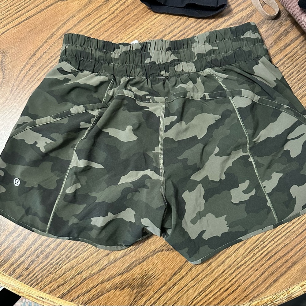 Lululemon Camo Athletic Shorts